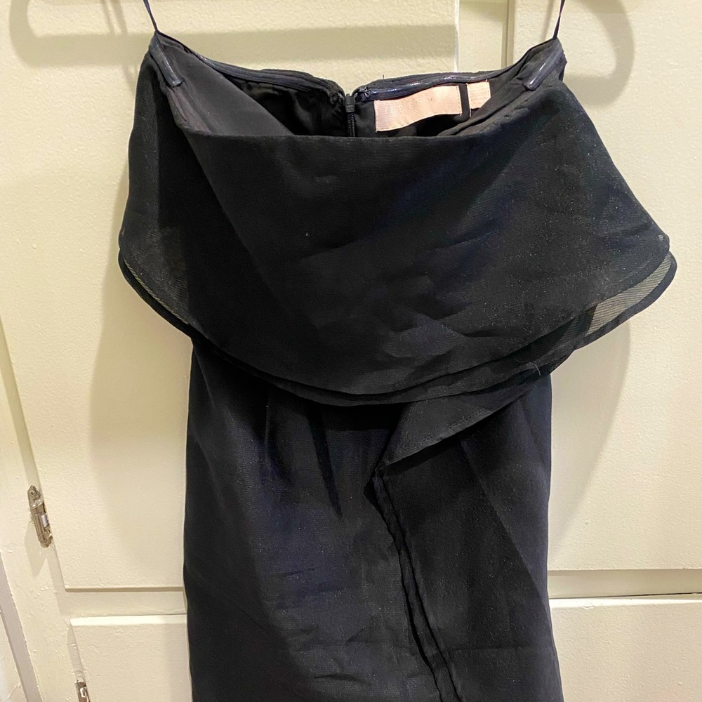 Keepsake The Label strapless dress with ruffle